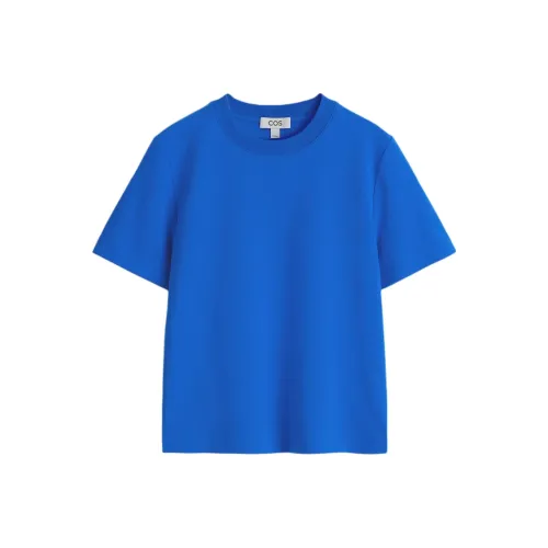 COS Кобальтовый синий Женские футболки