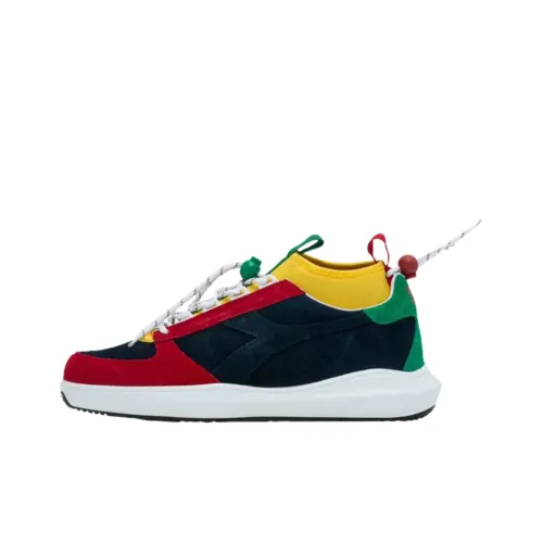 LC23 x DIADORA B. Elite Устойчивые к истиранию MID Скейтборд Кроссовки Мужские Черные