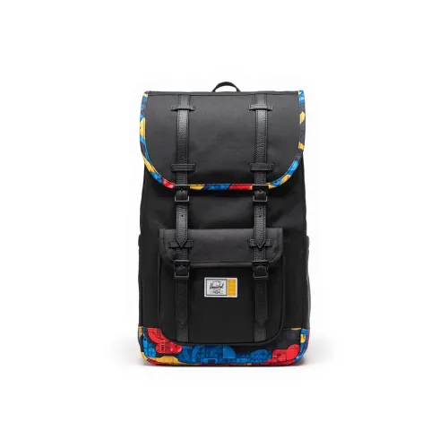 Herschel LEGO LEGO Коллаборация Переработанный материал Рюкзак Обычный Унисекс Пиксель Прогулка