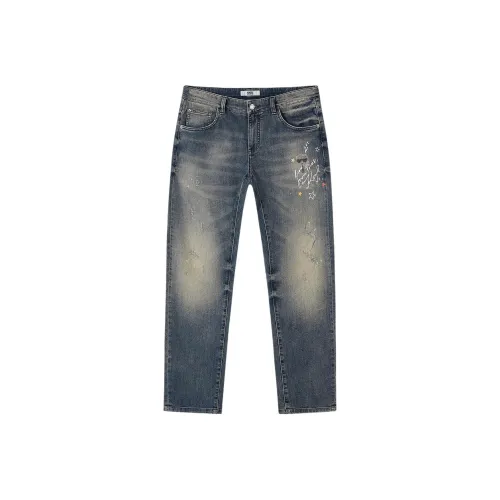 KARL LAGERFELD / Karl Lagerfeld Jeans Черный деним Мужские Джинсы