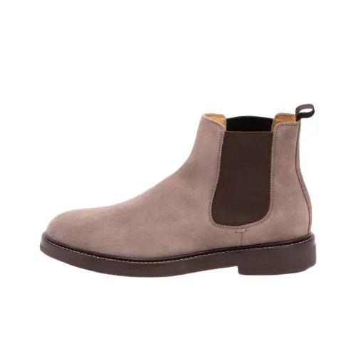 BRUNELLO CUCINELLI Короткий Челси Мужской Умбра