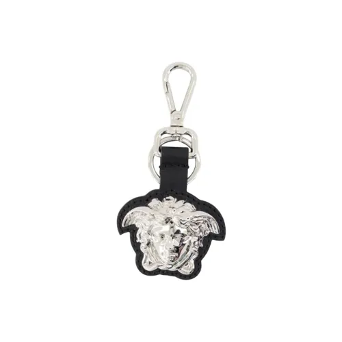 VERSACE Телячья кожа Брелоки Унисекс Серебряный