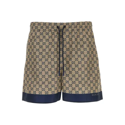 GUCCI Бежевые Мужские Пляжные Шорты
