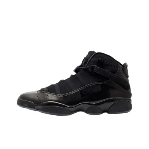 Jordan Air Jordan 6 Кольца Винтажные Баскетбольные Кроссовки Мужской Черный Серый