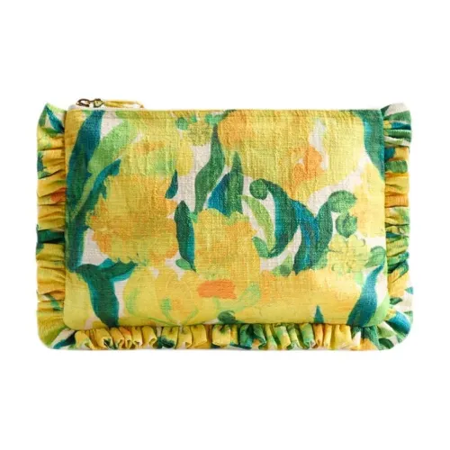 La DOUBLEJ. Хлопок Клатч Стандартный Женский Желтый
