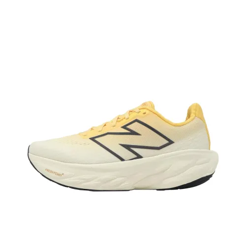New Balance Fresh Foam X 1080 v14 Дышащая Поддержка Повседневная Беговая Обувь Мужская Желтая