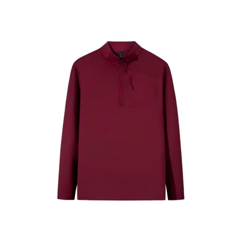 ANTA T-Shirt Мужской Темно-розовый Красный