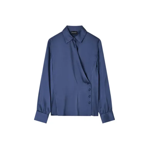 EMPORIO ARMANI Синие Женские Рубашки
