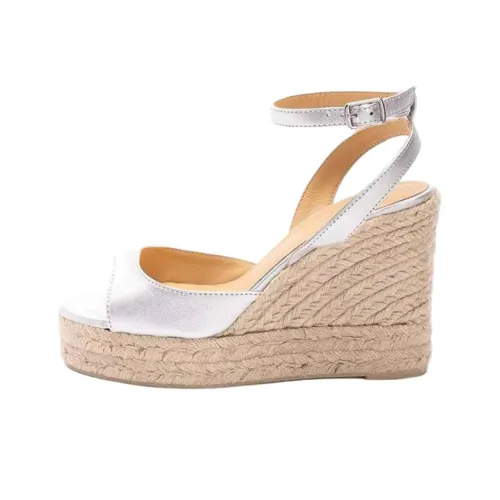 Castañer Blair One Ремешок Сандалии Женские Серебряные