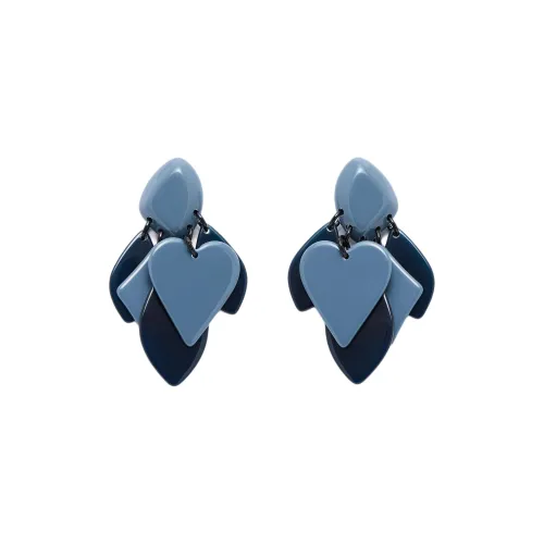 EMPORIO ARMANI Resin Серьги Женские Blue