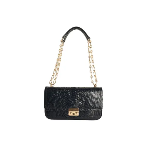 MICHAEL KORS Tribeca Телячья кожа Плечевая сумка Стандартная Женская Черная