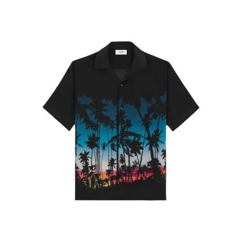 Celine Мужские Черные Рубашки