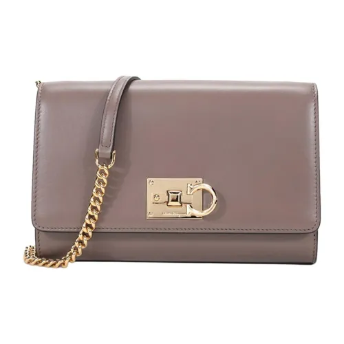 FERRAGAMO Мини Женский Серый Коричневый
