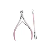 Градиентный розовый - Мертвая кожа, ножницы + стальной нажим