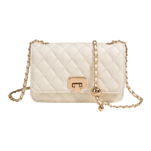 NOMK ПУ (полиуретан) Сумка через плечо Стандартная Женская Белая Черная