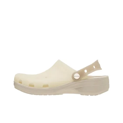 Crocs Классический Backstrap Clog Sabo Унисекс Бежевый