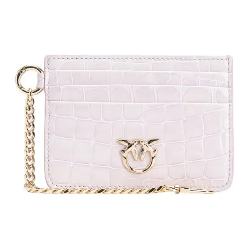 PINKO Galleria Телячья кожа Держатель для карт Стандартный Женский Розовый