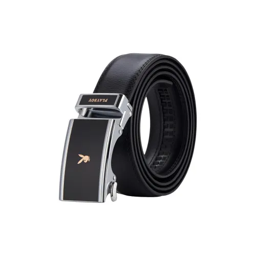 Playboy Ремни из коровьей спилковой кожи Мужской 3,5 см