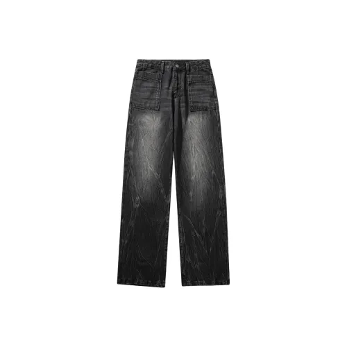 HKRXEC Черные Мужские Джинсы