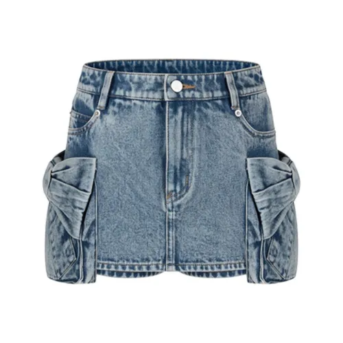 HERLIAN Джинсовые короткие юбки для женщин