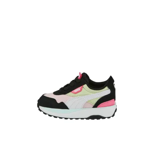 PUMA Cruise Rider Low Топ Обувь для малышей Черный Розовый Зеленый Младенец и Малыш