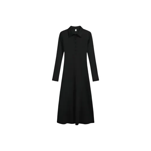 SKYA Длинное платье с длинными рукавами женское