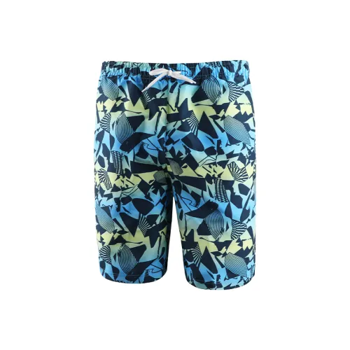 Лайнер Пляжные Шорты Мужские Универсальные Желто-Синие