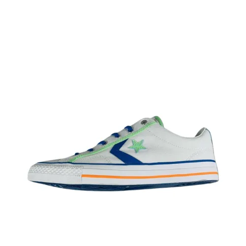 Converse Star Игрок Низкий Топ Kids Кеды Белый Подростки