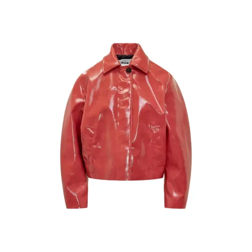 MSGM Красный Женские Куртки