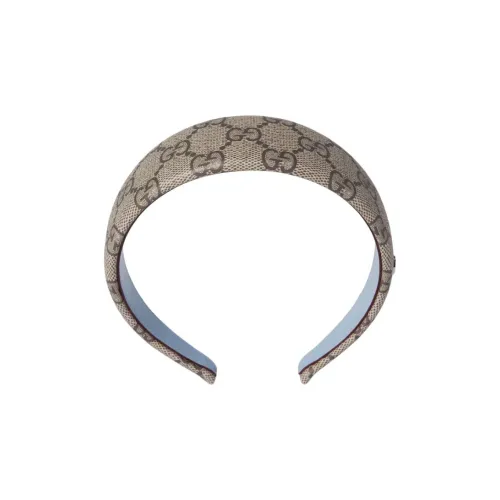 GUCCI Ободки с покрытием ткань женские синий