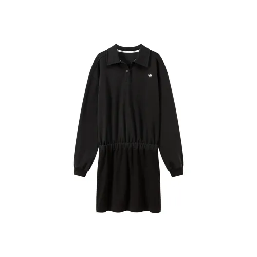 CHUU Длинное платье с длинными рукавами женское