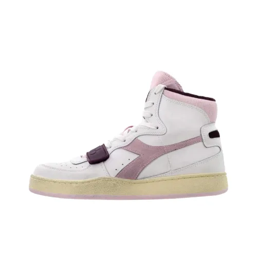 DIADORA Mi Basket Устойчивые к истиранию Высокие Кроссовки для скейтбординга Мужские Белые