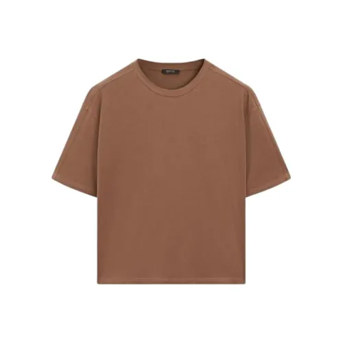 Massimo Dutti Коричневые Женские Т-рубашки