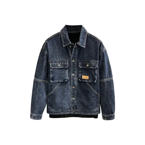 YGQPZHZ Весна AUTUMN Свободный крой American Luxury Streetwear Куртка Мужская