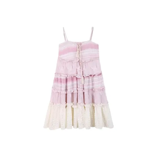 VKXOW Розовый Женские Слиплатья