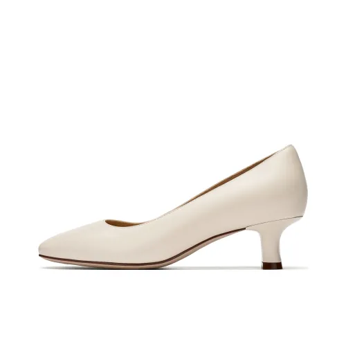 Clarks Высокие каблуки Белый 261849034 Женские