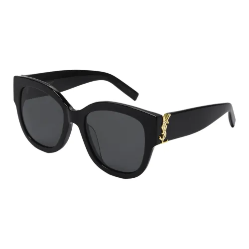 SAINT LAURENT Пластиковая оправа OVAL SUNGLASSES Унисекс Многоцветные