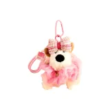 Плюшевый бант, вестерленд, подвеска, розовая пряжа, юбка