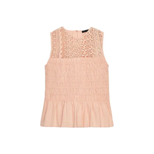 ZARA Оранжево-красные Женские футболки