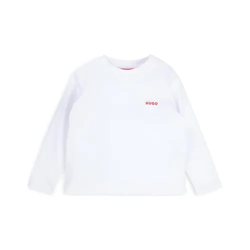 Hugo Boss Белые Детские Рубашки