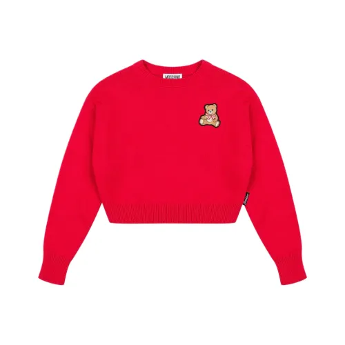MOSCHINO Свитер Хлопок And Смесовая шерсть Crop Пуловер Дети Возраст 3-7 лет