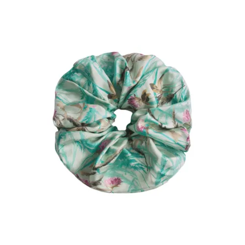 La DOUBLEJ. Резинка для волос из шелка женская мятно-зеленая