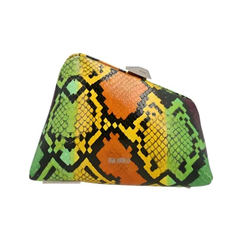 The Attico Козья кожа с телячьей кожей одно плечо через плечо клатч мини женский многоцветный