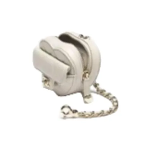CHANEL Овчина Мелочь Кошелек Мини Women's White