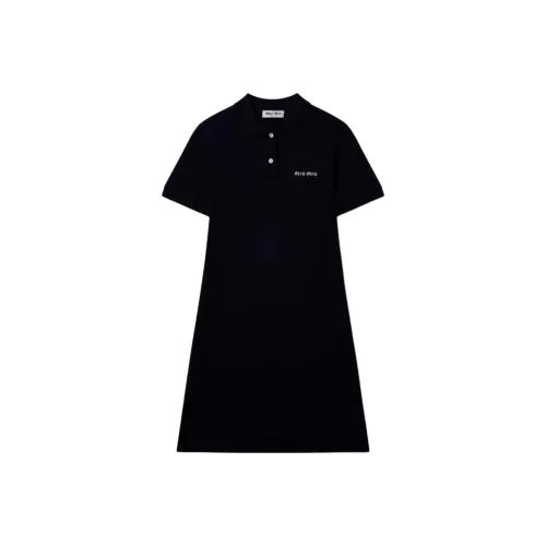 MIU MIU SS25 Короткий рукав Платье Женское
