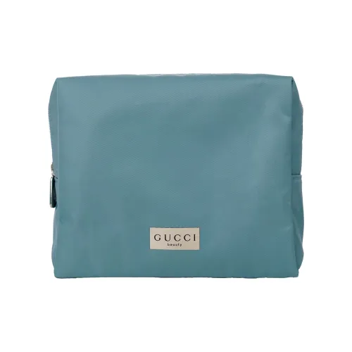 GUCCI Зеленые косметички в горошек портативные