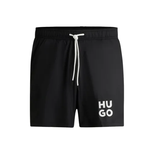 Hugo Boss Черные Мужские Пляжные Шорты