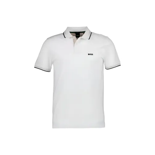 Hugo Boss Белая Мужская Поло