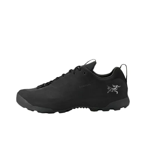 Arcteryx Konseal Износостойкий Дышащий Поддерживающий Низкий Топ Альпинистская Обувь Мужская Черная