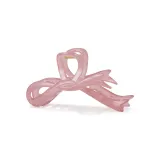 Розовая заколка-крабик